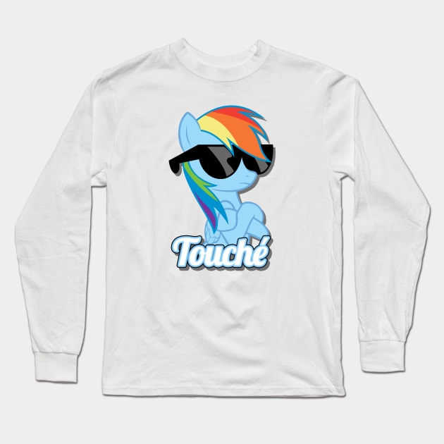 MLP - Rainbow Dash - Touché Long Sleeve T-Shirt by Alexstrazsa